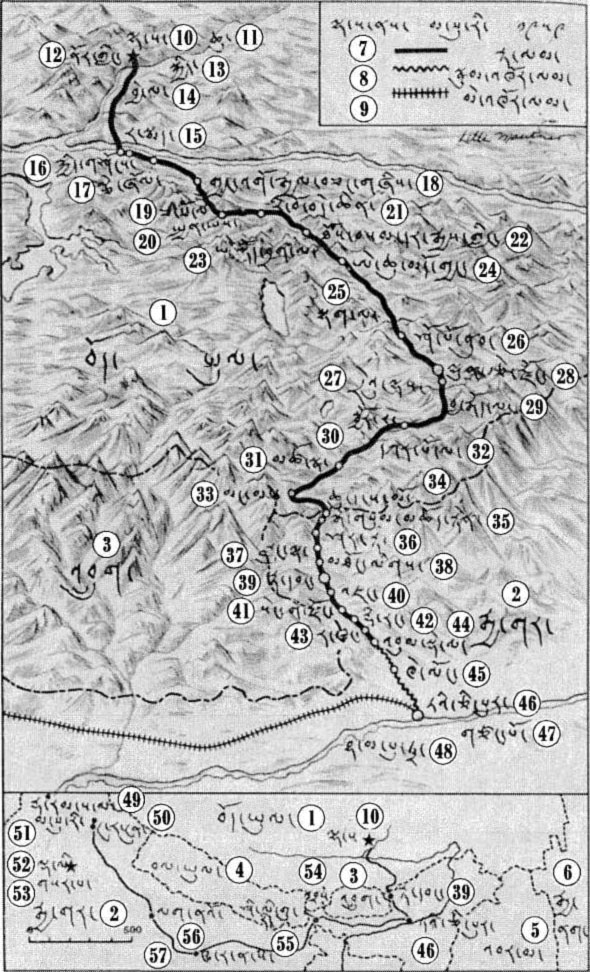 Моя страна и мой народ. Воспоминания Его Святейшества Далай Ламы XIV - map.jpg