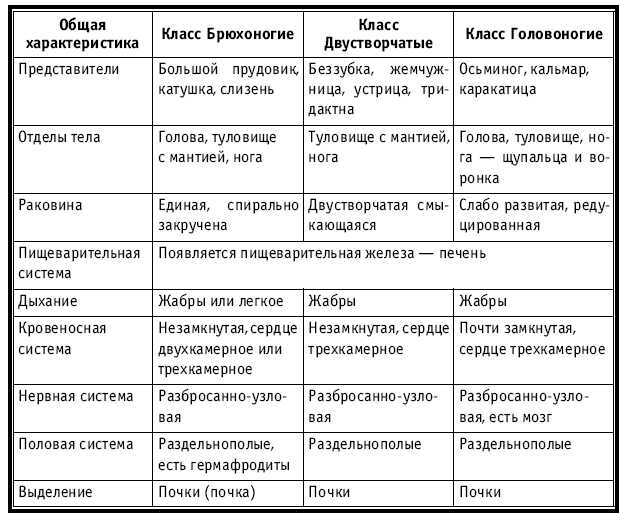 Тематическое и поурочное планирование по биологии. 7 класс - tab11.jpg