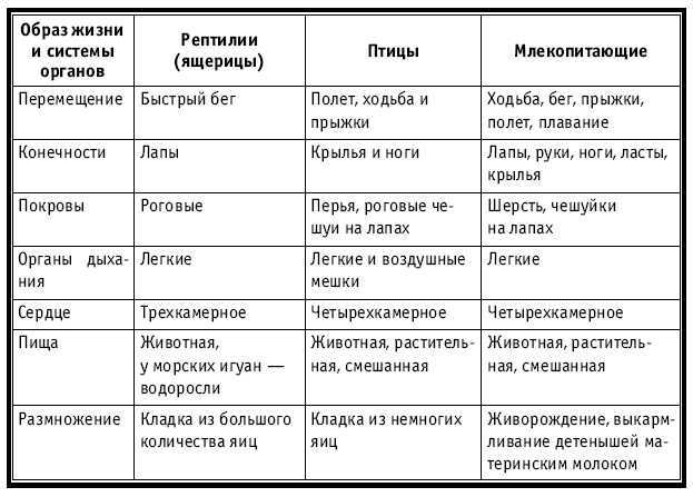 Тематическое и поурочное планирование по биологии. 7 класс - tab22.jpg