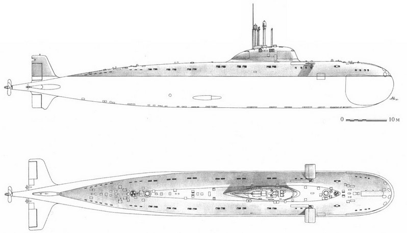 Корабли ВМФ СССР. Том 1. Подводные лодки. Часть 2. Многоцелевые подводные лодки. Подводные лодки специального назначения - pic_8.jpg