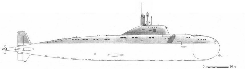 Корабли ВМФ СССР. Том 1. Подводные лодки. Часть 2. Многоцелевые подводные лодки. Подводные лодки специального назначения - pic_9.jpg