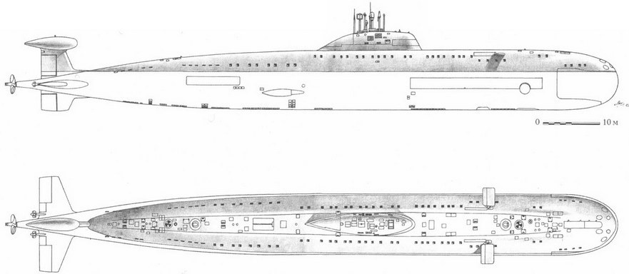 Корабли ВМФ СССР. Том 1. Подводные лодки. Часть 2. Многоцелевые подводные лодки. Подводные лодки специального назначения - pic_16.jpg