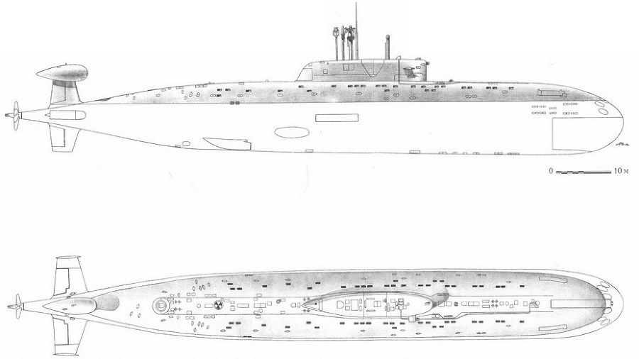 Корабли ВМФ СССР. Том 1. Подводные лодки. Часть 2. Многоцелевые подводные лодки. Подводные лодки специального назначения - pic_38.jpg