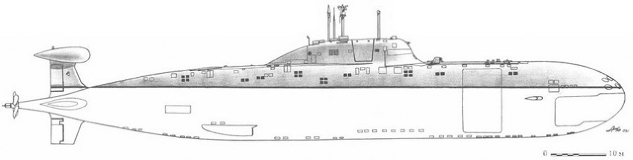 Корабли ВМФ СССР. Том 1. Подводные лодки. Часть 2. Многоцелевые подводные лодки. Подводные лодки специального назначения - pic_39.jpg