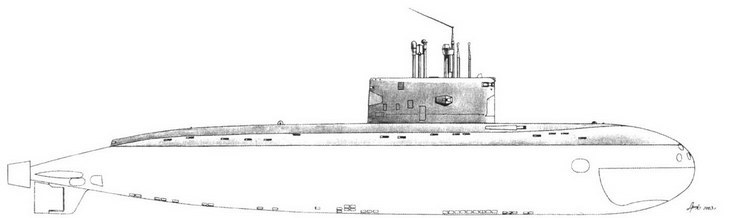 Корабли ВМФ СССР. Том 1. Подводные лодки. Часть 2. Многоцелевые подводные лодки. Подводные лодки специального назначения - pic_112.jpg