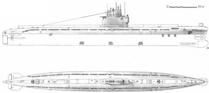 Корабли ВМФ СССР. Том 1. Подводные лодки. Часть 2. Многоцелевые подводные лодки. Подводные лодки специального назначения - pic_118.jpg