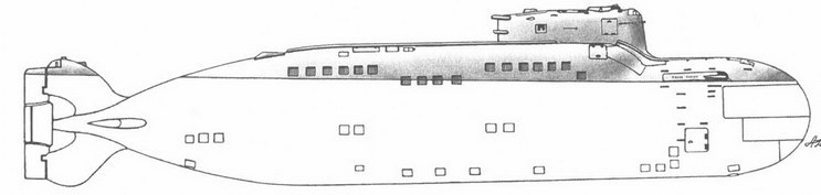 Корабли ВМФ СССР. Том 1. Подводные лодки. Часть 2. Многоцелевые подводные лодки. Подводные лодки специального назначения - pic_133.jpg