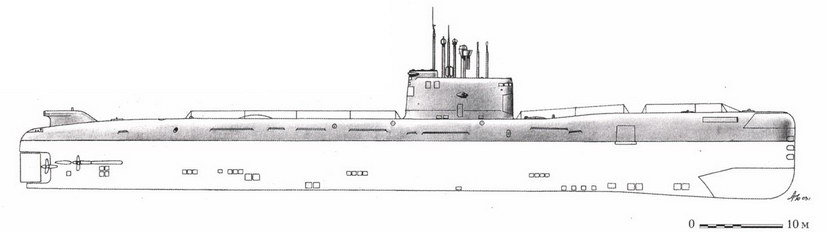 Корабли ВМФ СССР. Том 1. Подводные лодки. Часть 2. Многоцелевые подводные лодки. Подводные лодки специального назначения - pic_142.jpg