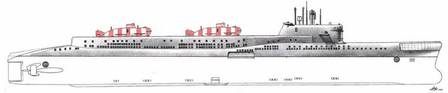 Корабли ВМФ СССР. Том 1. Подводные лодки. Часть 2. Многоцелевые подводные лодки. Подводные лодки специального назначения - pic_143.jpg