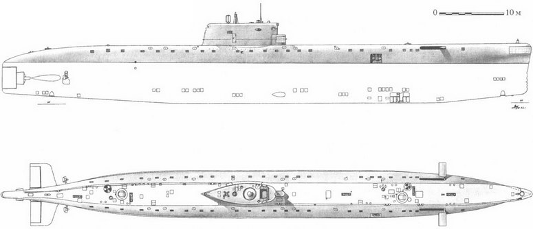 Корабли ВМФ СССР. Том 1. Подводные лодки. Часть 2. Многоцелевые подводные лодки. Подводные лодки специального назначения - pic_152.jpg