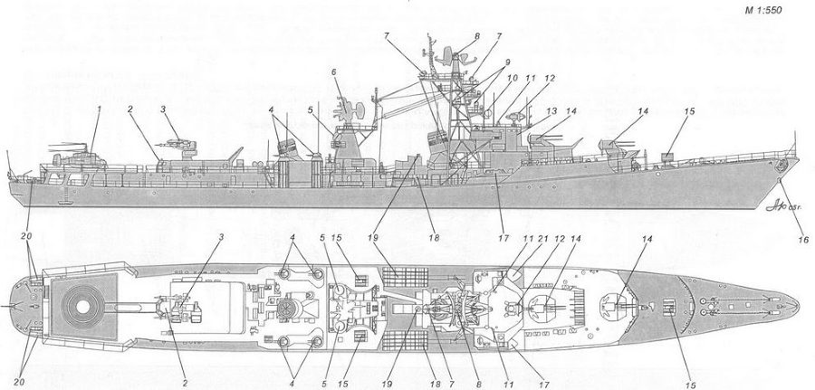 Корабли ВМФ СССР. Том 3. Противолодочные корабли. Часть 1. Противолодочные крейсера, большие противолодочные и сторожевые корабли - pic_7.jpg