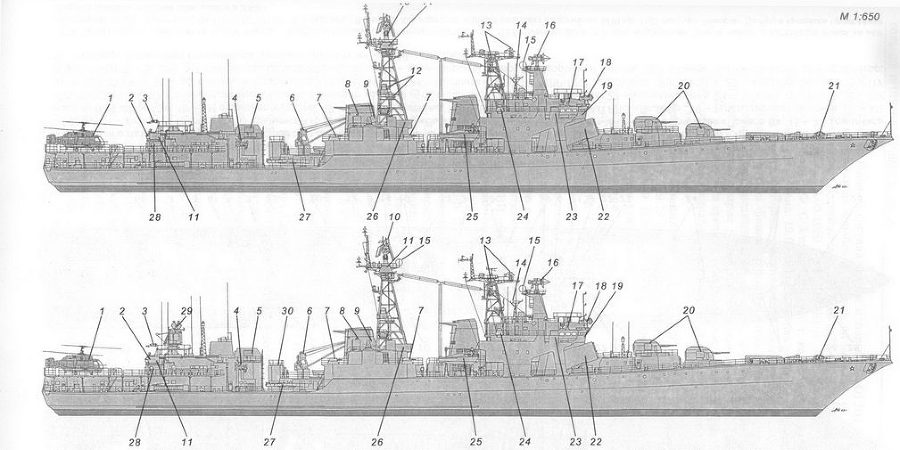 Корабли ВМФ СССР. Том 3. Противолодочные корабли. Часть 1. Противолодочные крейсера, большие противолодочные и сторожевые корабли - pic_35.jpg