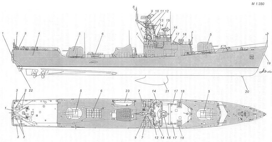 Корабли ВМФ СССР. Том 3. Противолодочные корабли. Часть 1. Противолодочные крейсера, большие противолодочные и сторожевые корабли - pic_51.jpg