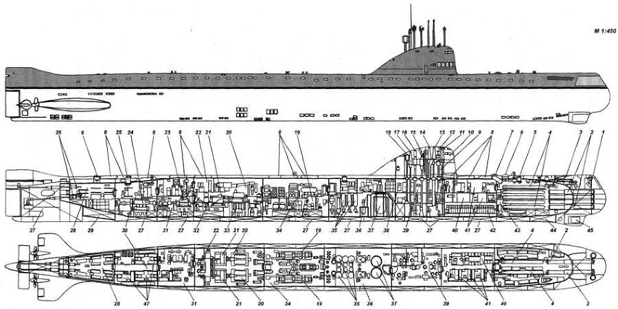 Подводные лодки советского флота 1945-1991 гг. Том 1. Первое поколение АПЛ - pic_30.jpg