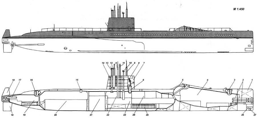 Подводные лодки советского флота 1945-1991 гг. Том 1. Первое поколение АПЛ - pic_57.jpg