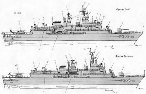 Боевые корабли мира на рубеже XX - XXI веков. Часть III. Фрегаты (Справочник) - _372.jpg