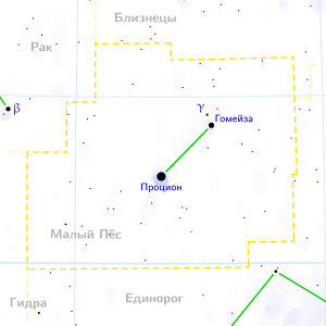 Сокровища звездного неба - Canis_minor_constellation_map_ru_lite300x300.jpg