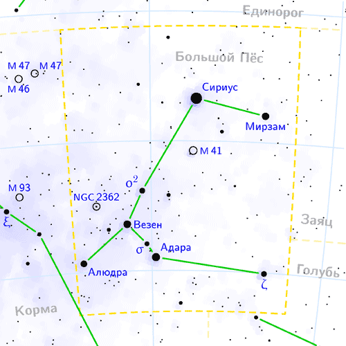 Сокровища звездного неба - canis_major_constellation_map.jpg