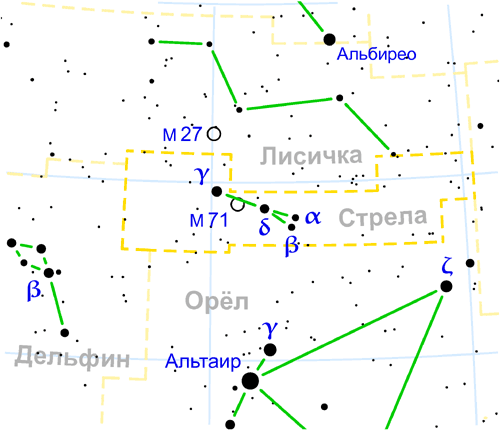 Сокровища звездного неба - sagitta_constellation_map.jpg