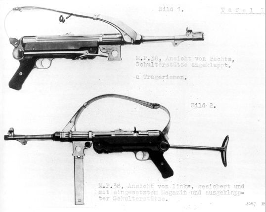 Пистолет-пулемет MP 38/40. ОРУЖИЕ ГЕРМАНСКОЙ ПЕХОТЫ - _38.jpg_0