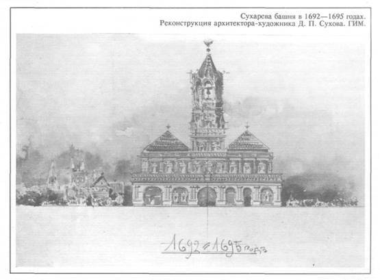 Сухарева башня (1692—1926). Народные легенды о башне, ее история, реставрация и современное состояние - i_004.jpg