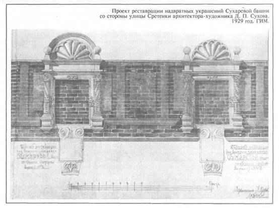 Сухарева башня (1692—1926). Народные легенды о башне, ее история, реставрация и современное состояние - i_006.jpg