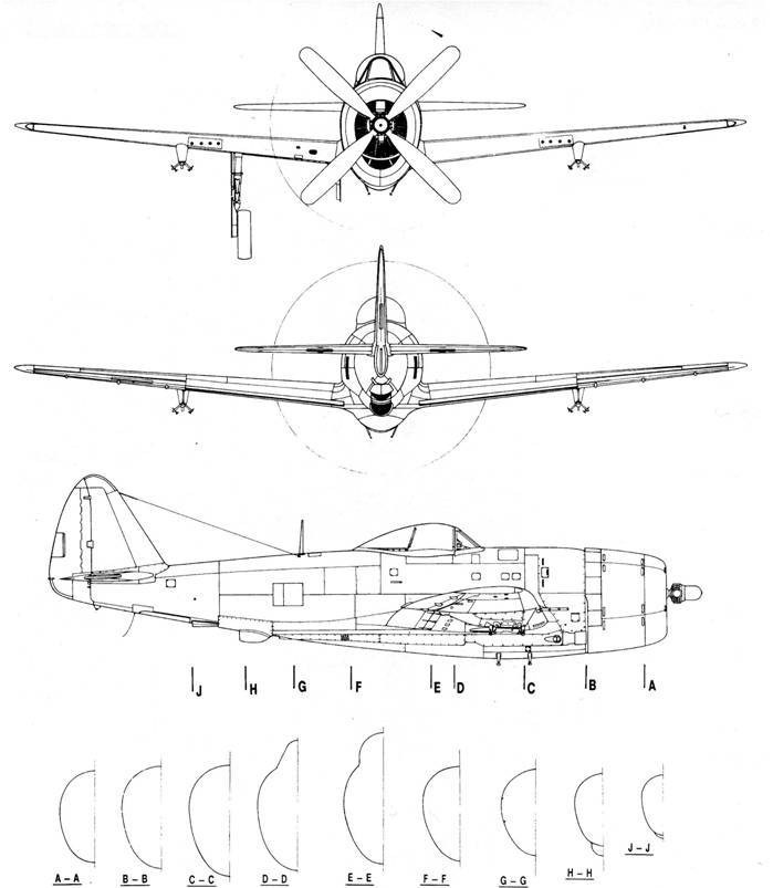 Р-47 «Thunderbolt» Тяжелый истребитель США - pic_166.jpg