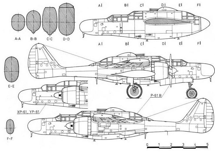 Nortrop P-61 BLack Widow Тяжелый ночной истребитель США - pic_76.jpg