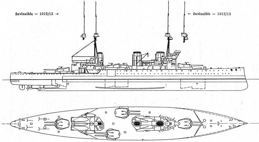 Линейные крейсеры Британского Королевского флота типа “Invincible” - pic_6.jpg