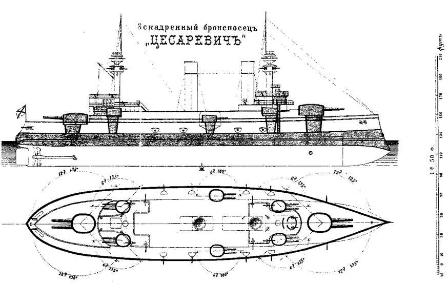 “Цесаревич” Часть I. Эскадренный броненосец. 1899-1906 гг. - pic_47.jpg