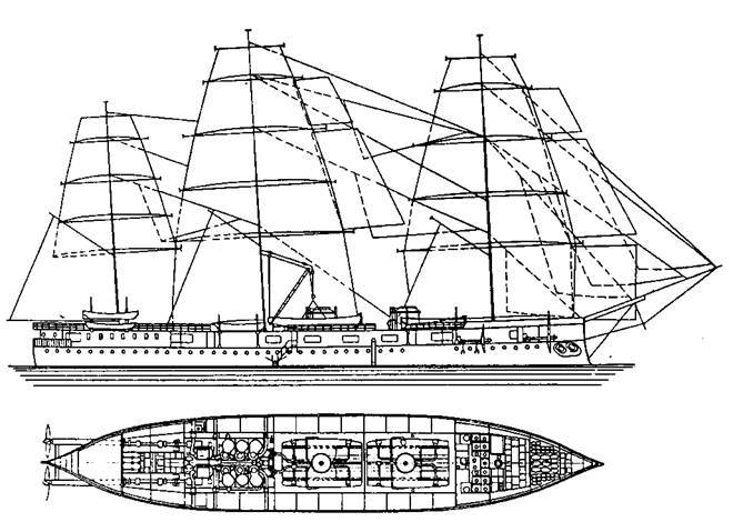 Полуброненосные фрегаты типа “Дмитрий Донской”. 1881-1905 гг. - pic_28.jpg