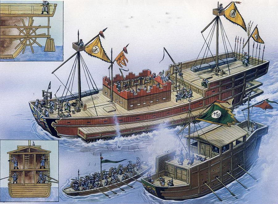 Боевые корабли древнего Китая 200 г. до н.э. -1413 г. н.э. - pic_54.jpg