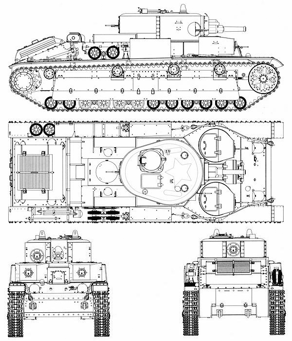 Средний танк Т-28. Трёхглавый монстр Сталина - i_035.jpg