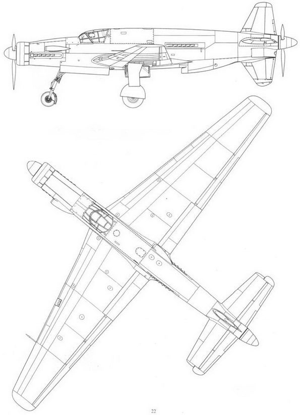 Do 335 «Pfeil» Самый быстный поршневой истребитель. Часть 1 - pic_61.jpg