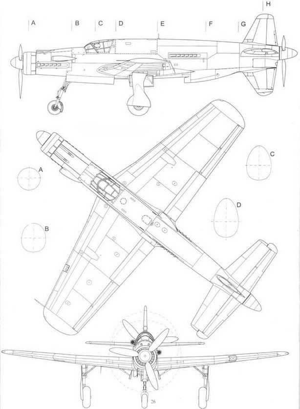 Do 335 «Pfeil» Самый быстный поршневой истребитель. Часть 1 - pic_68.jpg