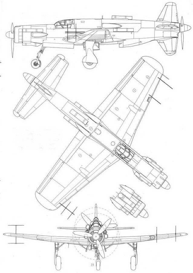 Do 335 « Pfeil» самый быстный поршневой истребитель. Часть 2 - pic_20.jpg