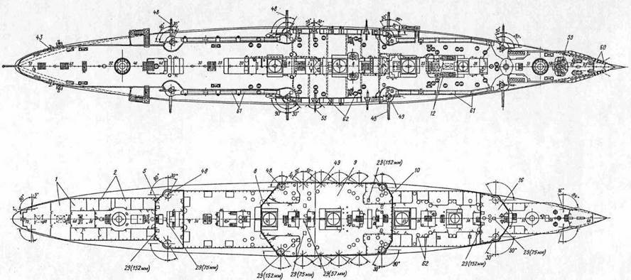 Броненосные крейсера типа “Адмирал Макаров”. 1906-1925 гг. - pic_48.jpg