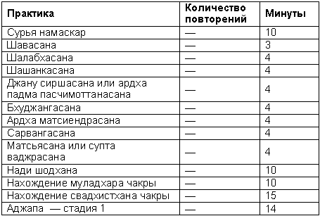 Древние тантрические техники йоги и крийи. Продвинутый курс - table2002.png