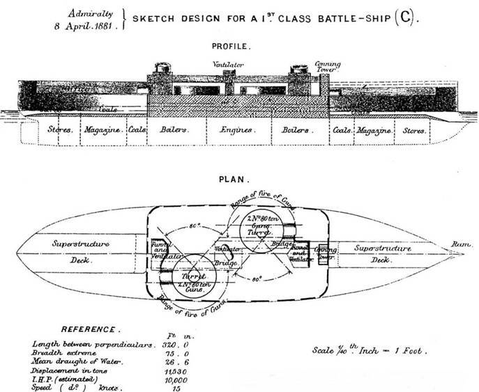 Броненосцы типа «Инфлексибл» (1874-1908) - pic_17.jpg