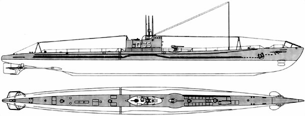 Боевые корабли японского флота. Подводные лодки (10.1918-8.1945). Справочник - i_087.jpg