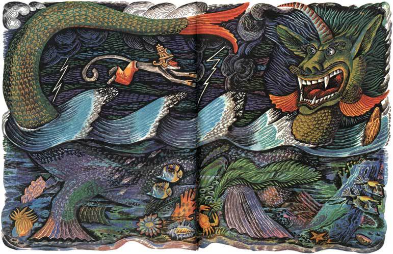 Сказание о Раме, Сите и летающей обезьяне Ханумане - i_028.jpg