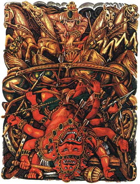 Сказание о Раме, Сите и летающей обезьяне Ханумане - i_043.jpg