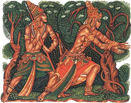 Сказание о Раме, Сите и летающей обезьяне Ханумане - i_046.jpg