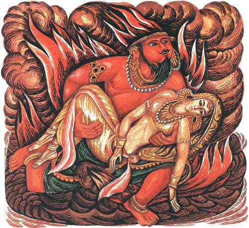 Сказание о Раме, Сите и летающей обезьяне Ханумане - i_049.jpg