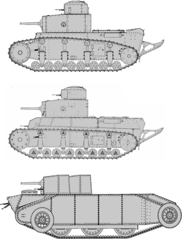 Маневренные танки СССР Т-12, Т-24, ТГ, Д-4 и др. - i_072.jpg
