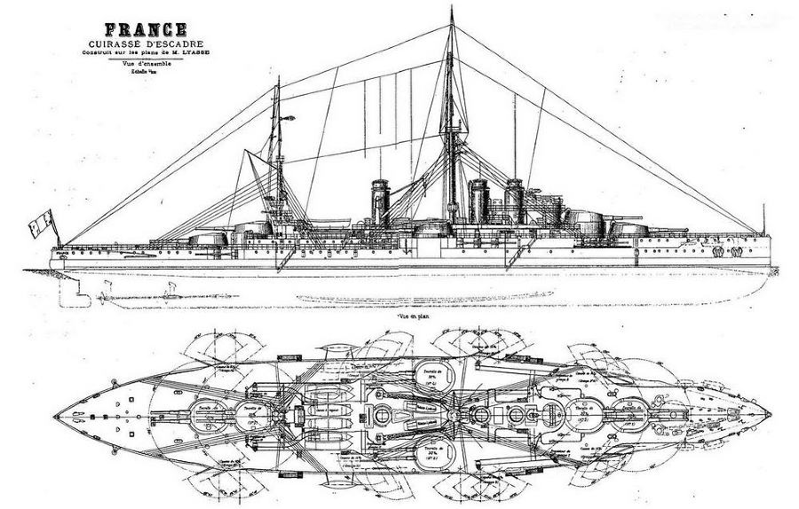 Линейные корабли типа «Курбэ». (1909-1945 ) - pic_8.jpg