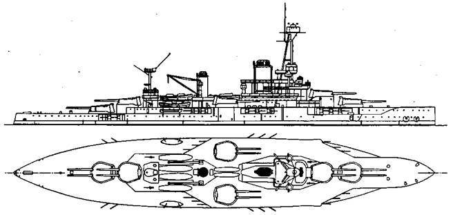 Линейные корабли типа «Курбэ». (1909-1945 ) - pic_33.jpg