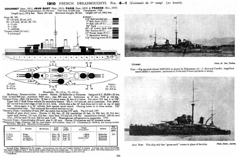 Линейные корабли типа «Курбэ». (1909-1945 ) - pic_44.jpg
