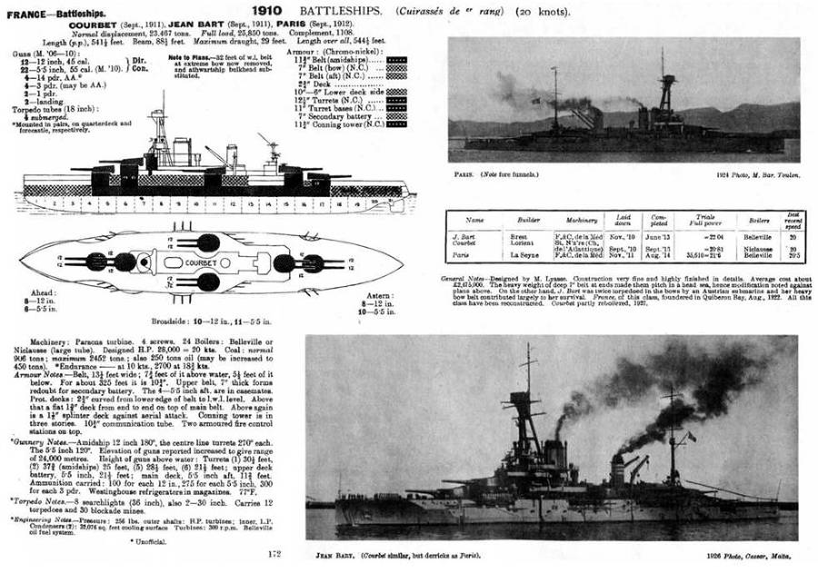 Линейные корабли типа «Курбэ». (1909-1945 ) - pic_47.jpg