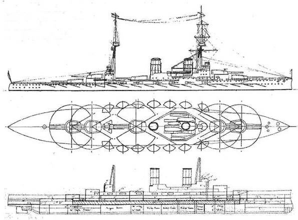 Линейные корабли “Эджинкорт”, “Канада” и “Эрин”. 1910-1922 гг. - img_2.jpg